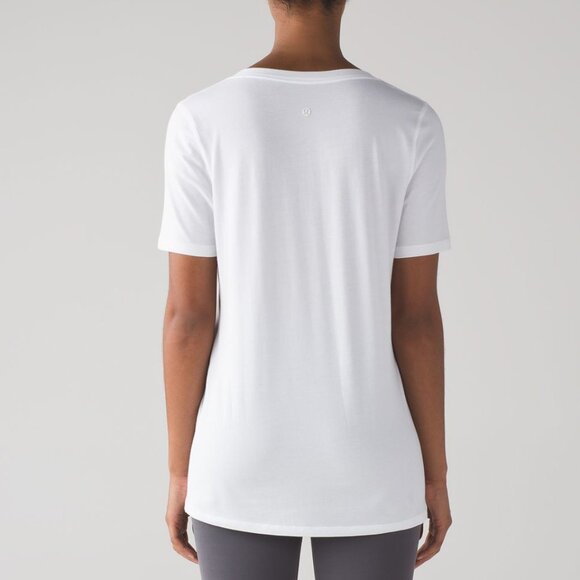 Lululemon Athletica Women's Love Tee IV in White - Picture 2 of 7